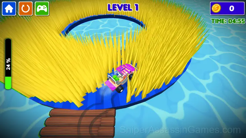 Grass Cut Master gameplay screenshot 2