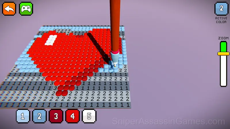 Diamond Color by Numbers gameplay screenshot 4