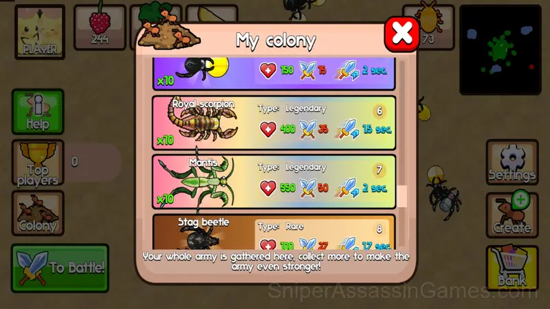 Ant Colony gameplay screenshot 3