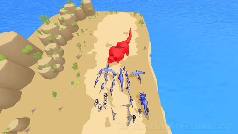 Dino: Merge and Fight gameplay screenshot 2