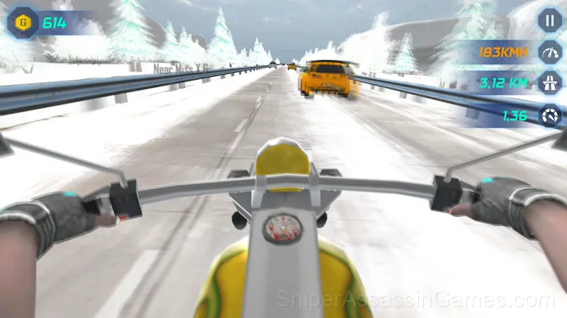 Nitro Bikes Highway Race gameplay screenshot 2