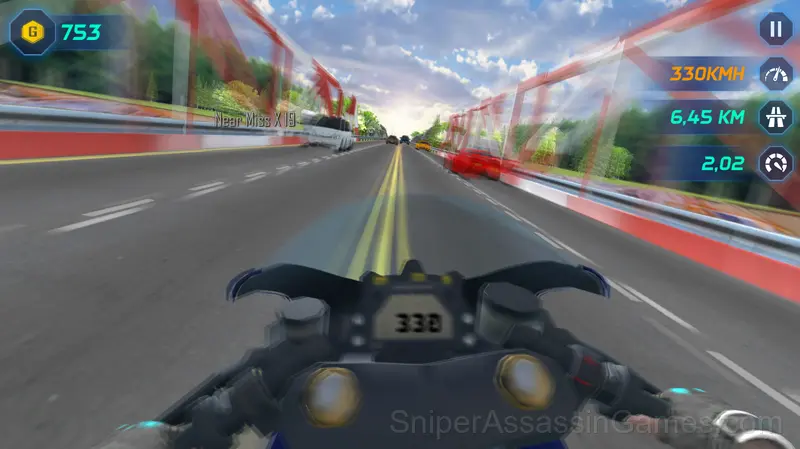 Nitro Bikes Highway Race gameplay screenshot 3