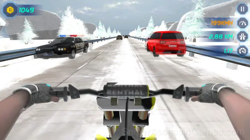 Nitro Bikes Highway Race gameplay screenshot 4