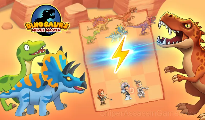 Play Dinosaurs Merge Master