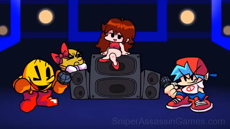 Fnf vs PacMan gameplay screenshot 1