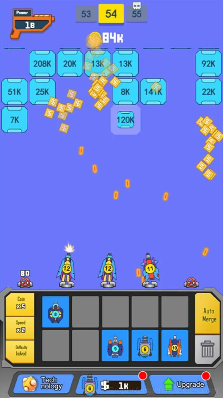 FireLine: Merge Defense gameplay screenshot 1