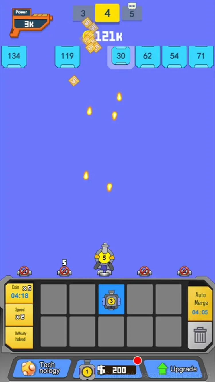 FireLine: Merge Defense gameplay screenshot 3