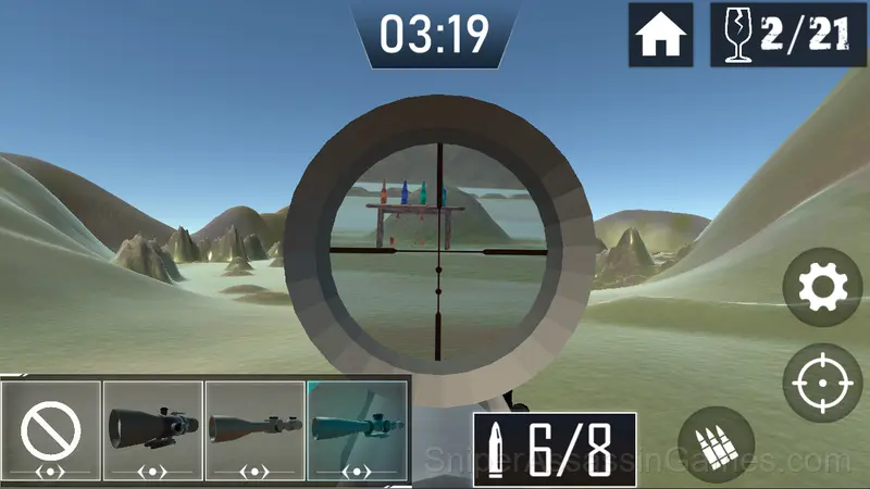 Sniper: break bottles gameplay screenshot 2