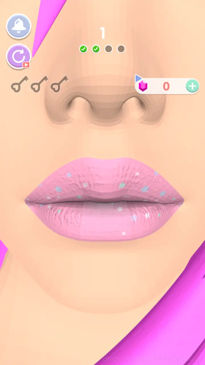 Lipstick Art gameplay screenshot 3