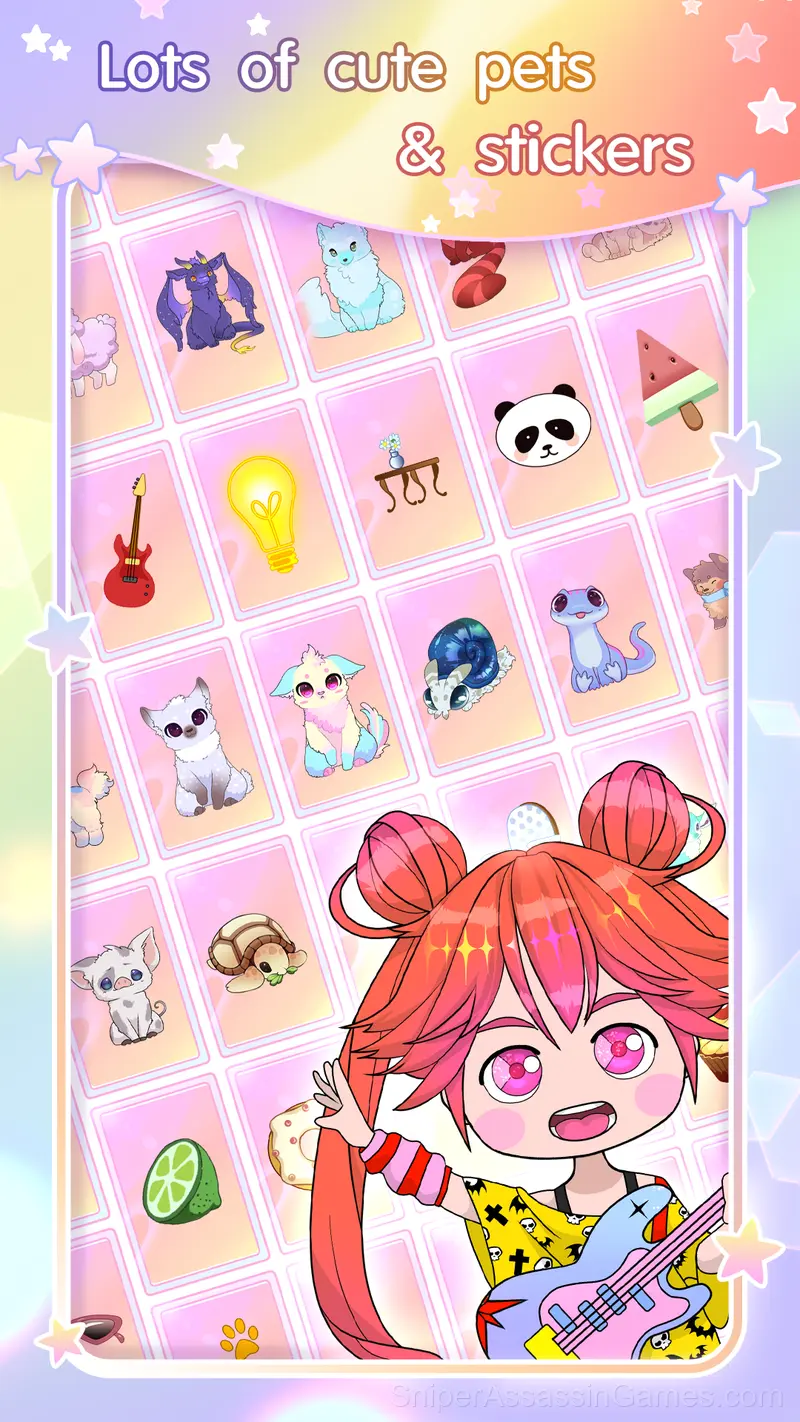 Chibi Dress Up & Coloring gameplay screenshot 5