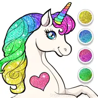 Unicorn Coloring Dress Up