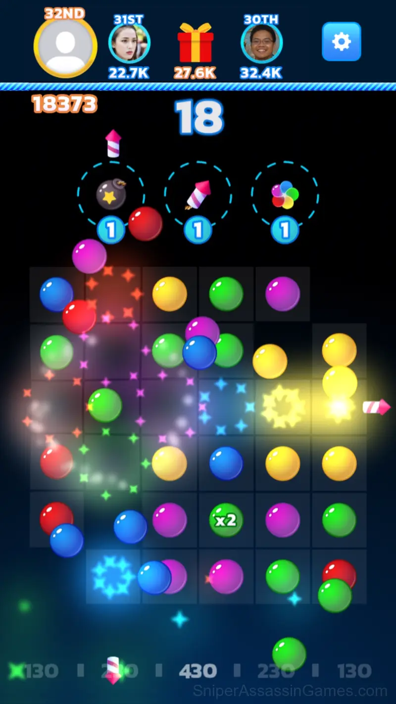 Connect the Bubbles gameplay screenshot 2