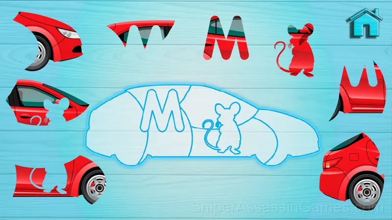 Kids puzzles with transport gameplay screenshot 1