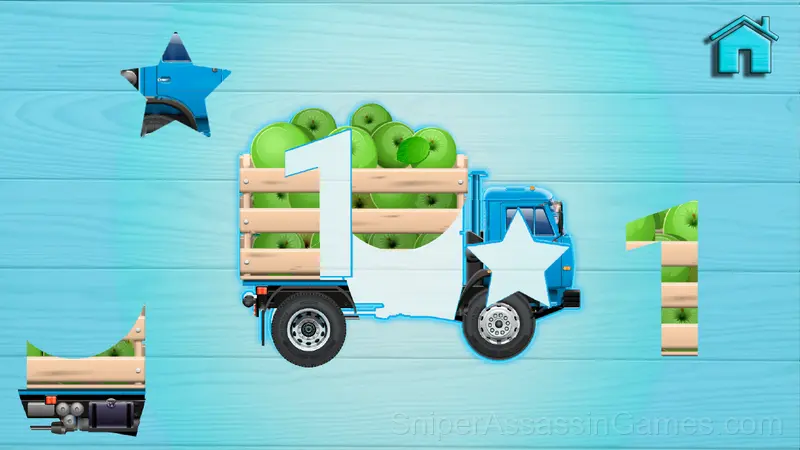 Kids puzzles with transport gameplay screenshot 3
