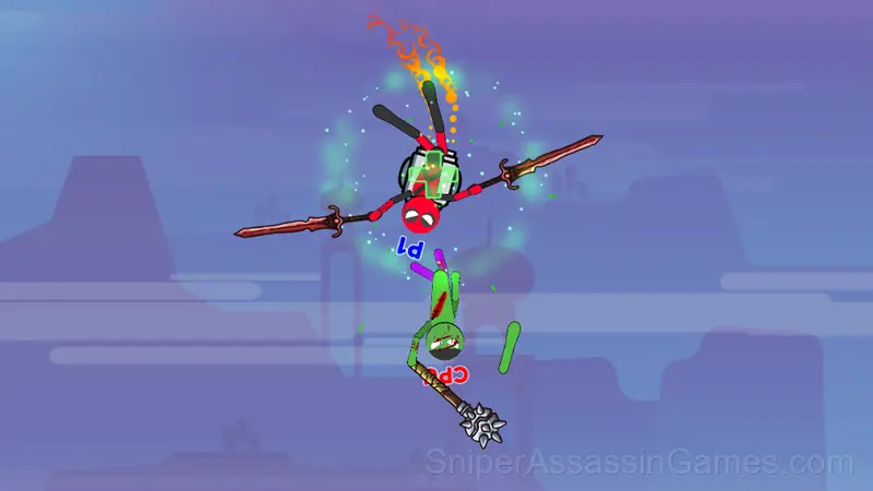 Stick Warrior Hero Battle gameplay screenshot 1