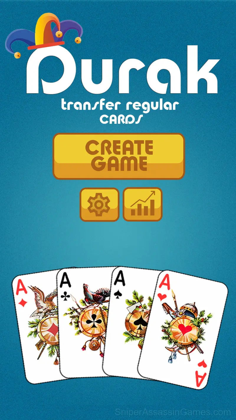 Durak transfer regular cards gameplay screenshot 1