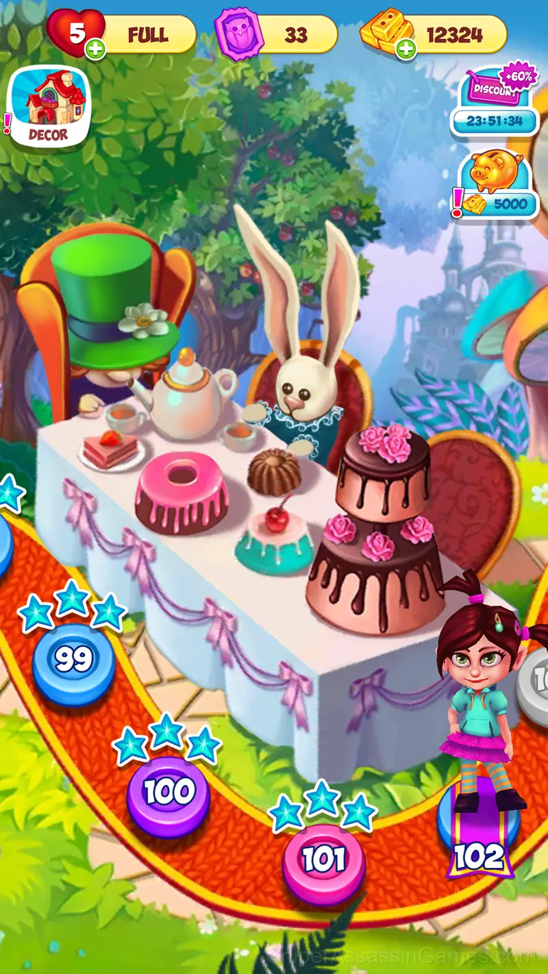 Fancy Blast Match 3 Puzzle gameplay screenshot 1