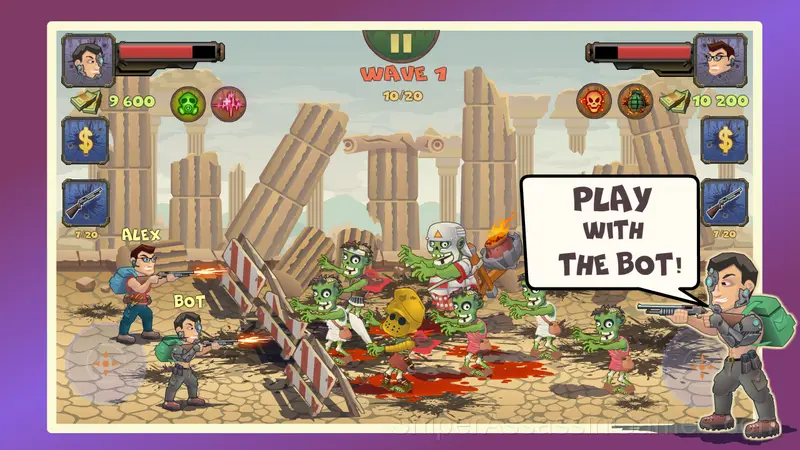 Two Guys And Zombies 2 gameplay screenshot 5