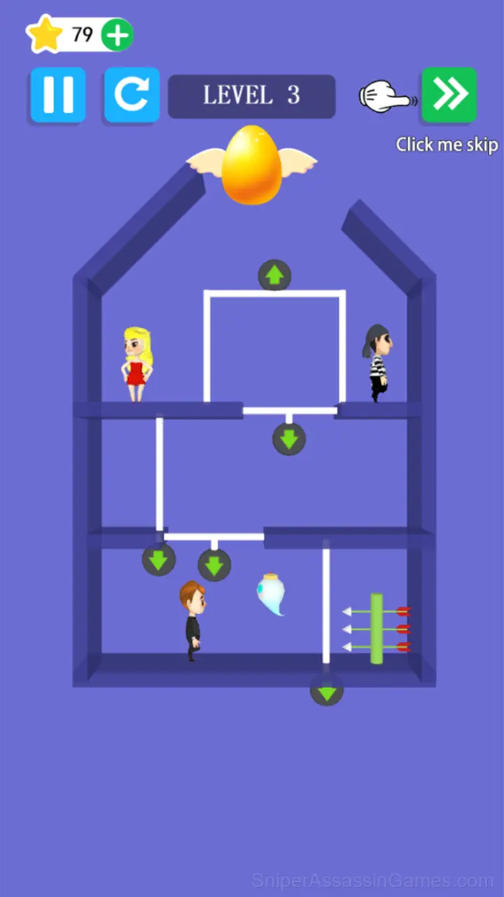 Rescue The Girl - Pull Pin gameplay screenshot 2