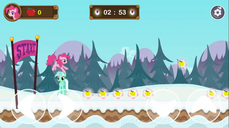 Poniville Racing gameplay screenshot 1