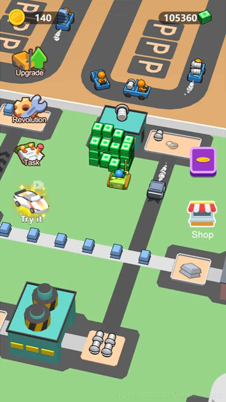 Factory Builder gameplay screenshot 1
