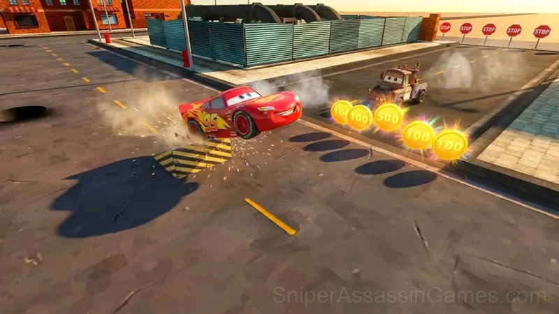The Cars McQueen Drift gameplay screenshot 1