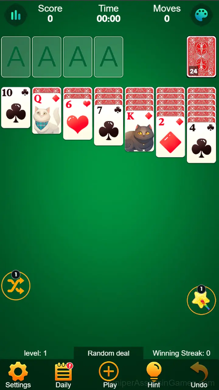 Solitaire HD gameplay screenshot 1