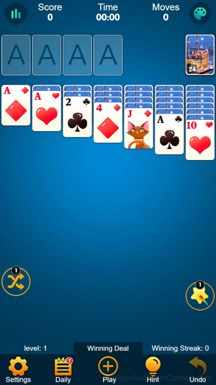 Solitaire HD gameplay screenshot 2
