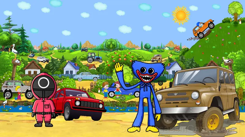 Huggy Wuggy racer gameplay screenshot 1