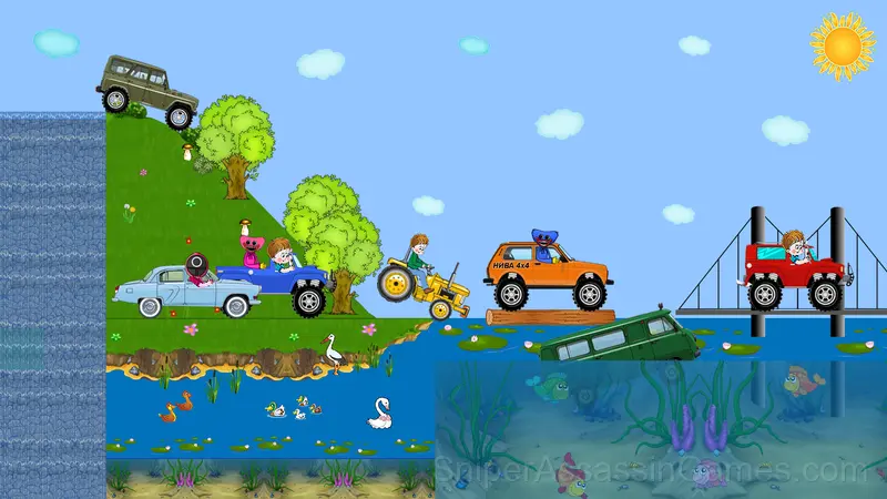 Huggy Wuggy racer gameplay screenshot 2