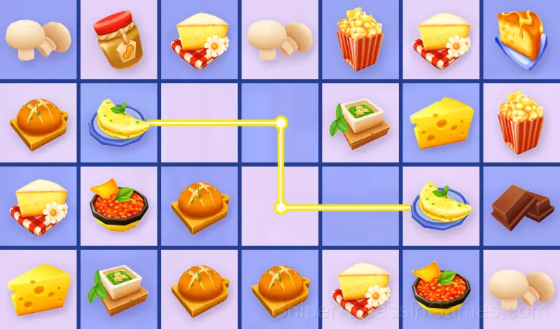 Play Mahjong: Food Connect