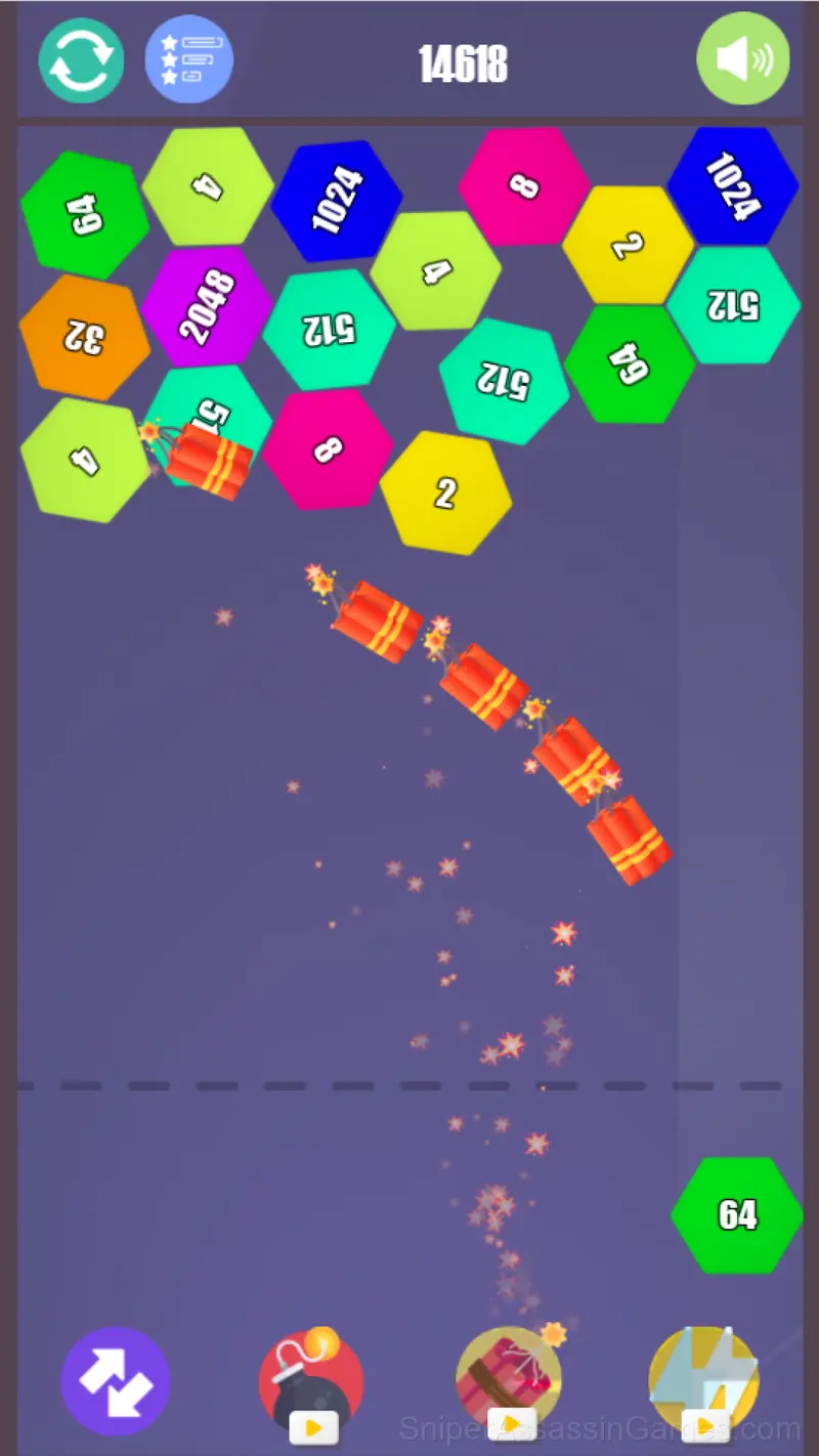 2048 Physical Puzzle gameplay screenshot 4