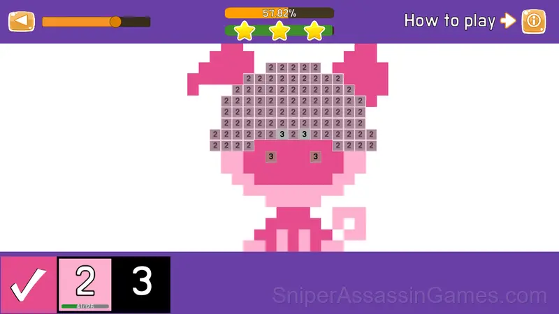 Coloring by numbers gameplay screenshot 4