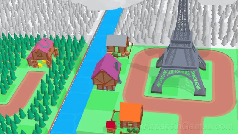 Crowd Lumberjack Stickman gameplay screenshot 1