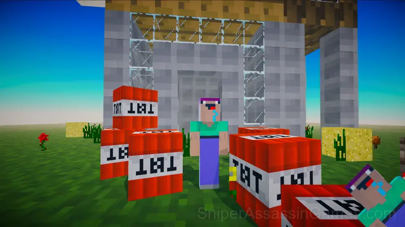 Noob House Smasher - Destruction Simulator gameplay screenshot 1