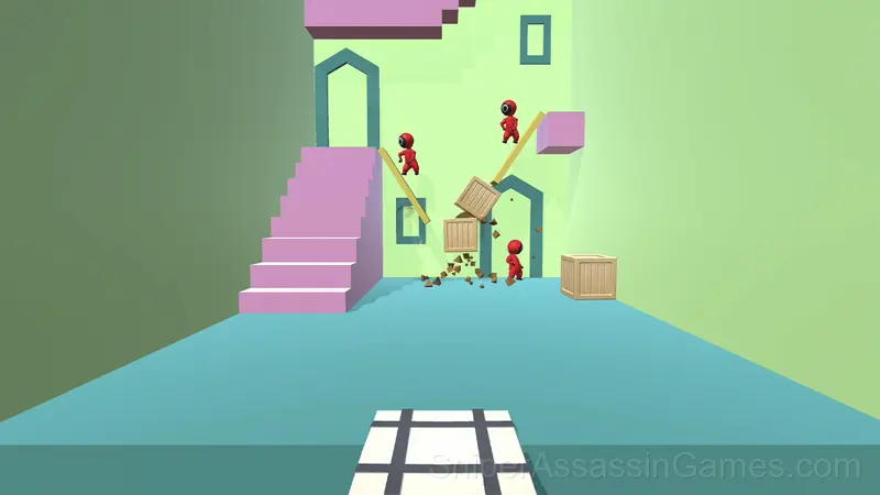 Grenade Hit Stickman gameplay screenshot 1