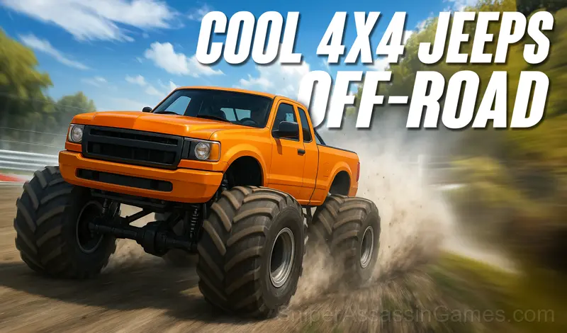 Play Cool 4x4 Jeeps Off-Road