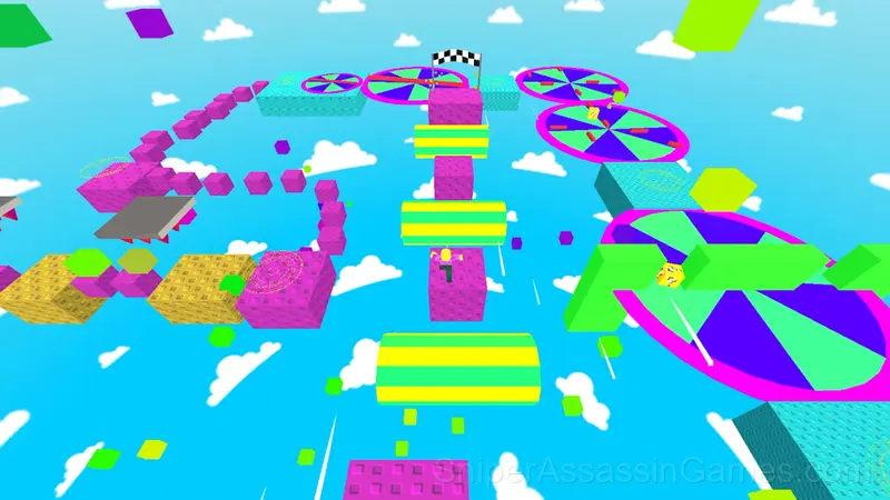 Lucky blocks obby for two players gameplay screenshot 4