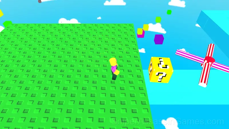 Lucky blocks obby for two players gameplay screenshot 5