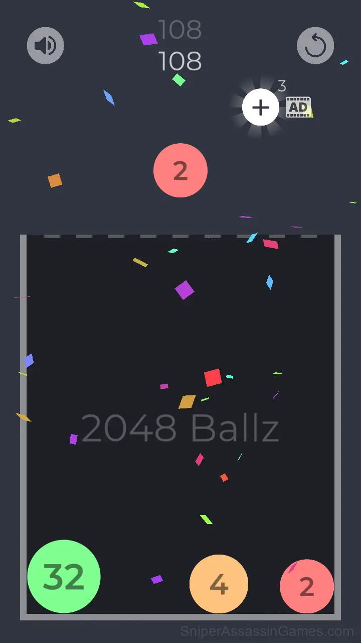 2048 Ballz gameplay screenshot 2
