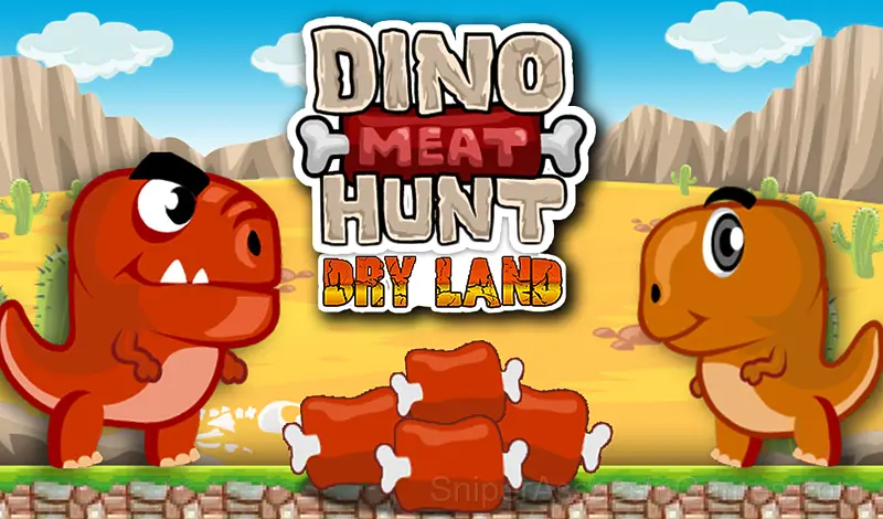 Play Dino Meat Hunt Dry Land