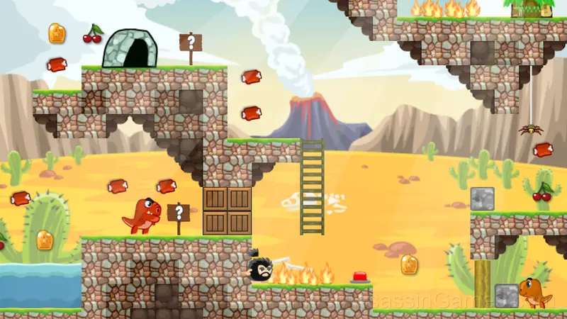 Dino Meat Hunt Dry Land gameplay screenshot 2
