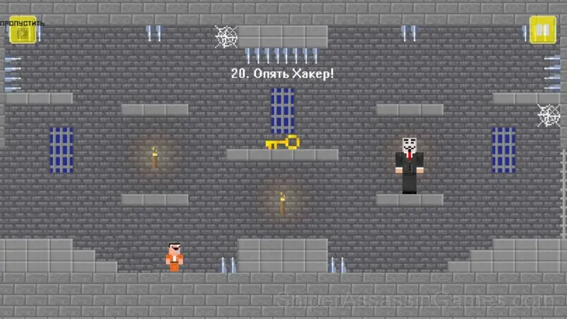 Noob jailbreak gameplay screenshot 1