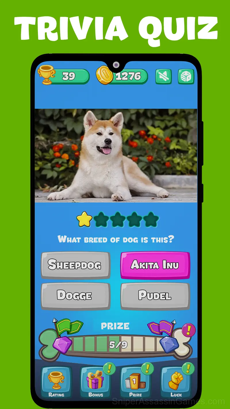 Trivia Quiz: Dog Breeds gameplay screenshot 1