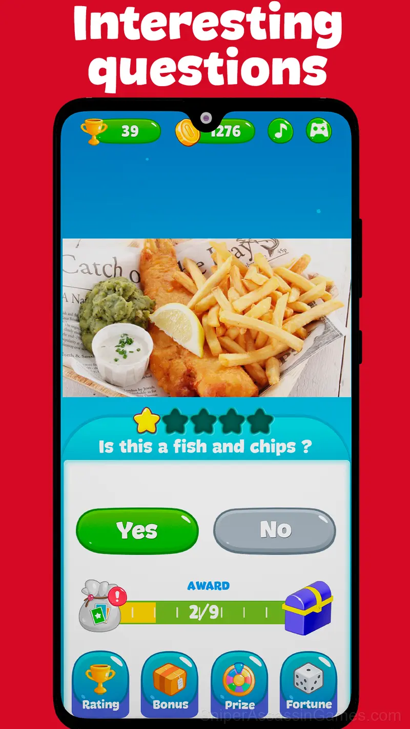 Trivia Quiz: Tasty food gameplay screenshot 2