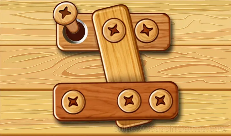 Play Wooden bolts and nuts