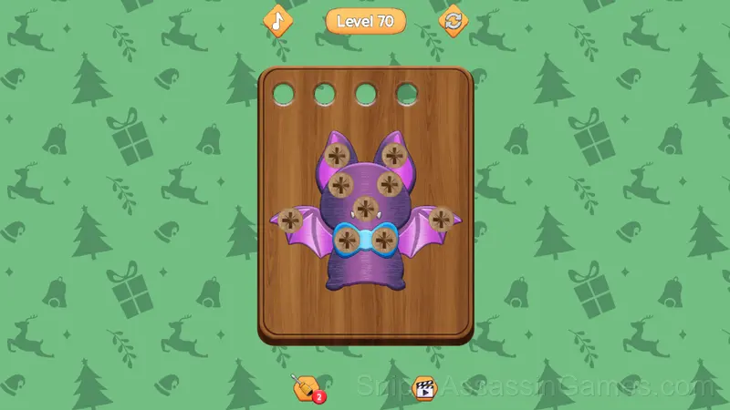 Wooden bolts and nuts gameplay screenshot 3