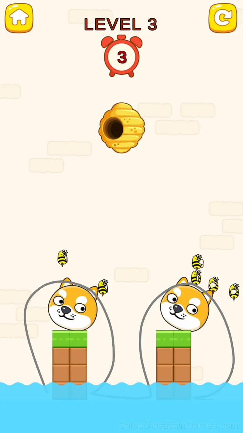 Draw Save The Dog gameplay screenshot 2