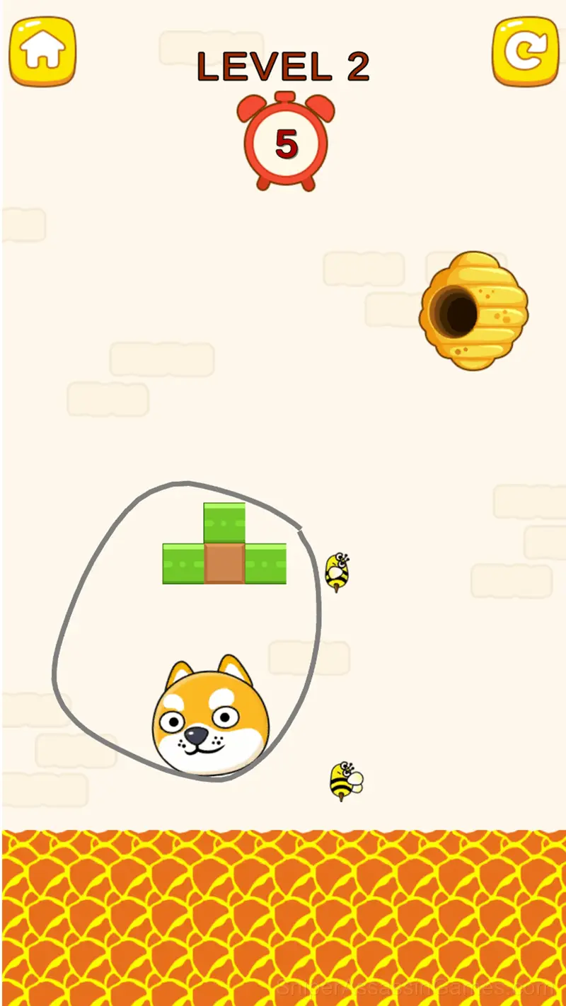 Draw Save The Dog gameplay screenshot 3