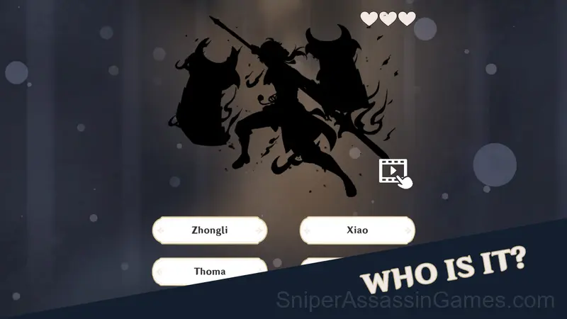 Guess the character: Genshin gameplay screenshot 1